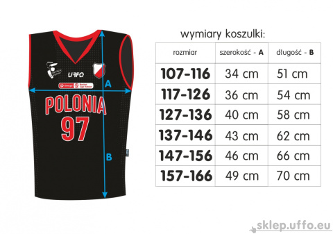 Dziecięca koszulka meczowa SKK Polonia Warszawa Dziecięca koszulka meczowa SKK Polonia Warszawa