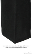 Męskie spodnie sędziowskie z wysokim stanem (z czarnym logo producenta)